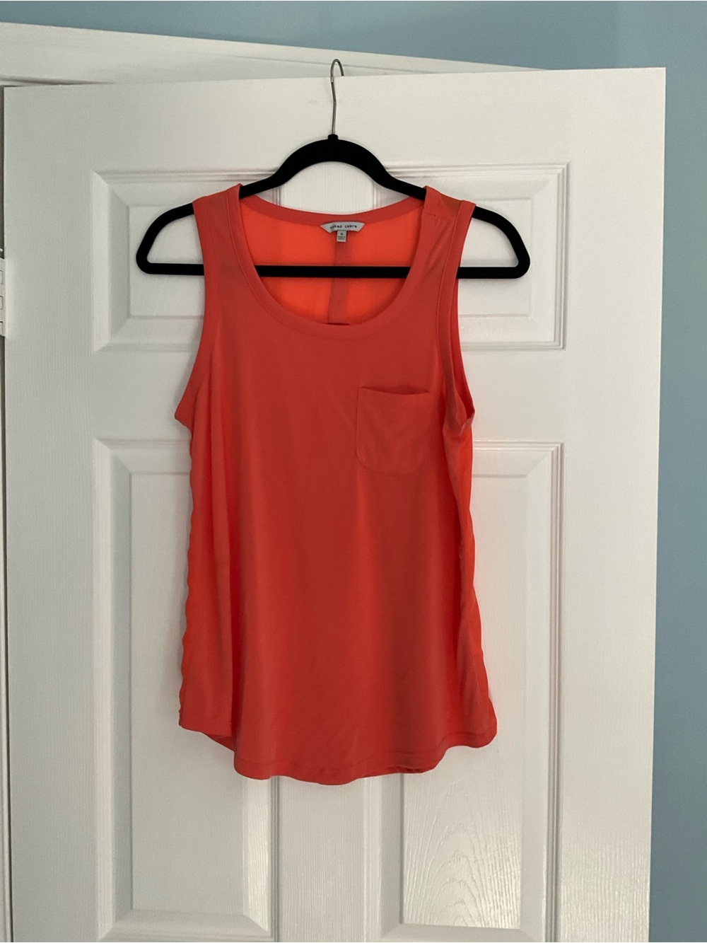 Women's Naked Zebra Sleeveless Pocket Tank Top